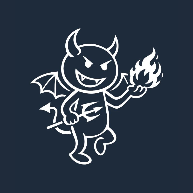 Démon de Feu avec Boule de Feu - Démon