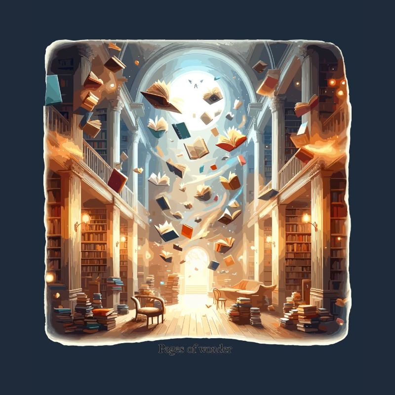 Library Magic: Flying Books
