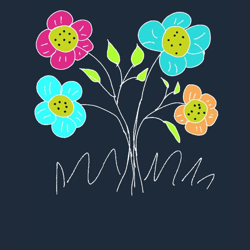 Flore du Jardin de Fleurs Joyeuses