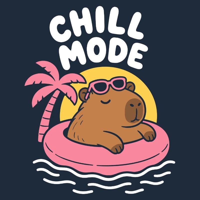Chill Mode Floating Capybara