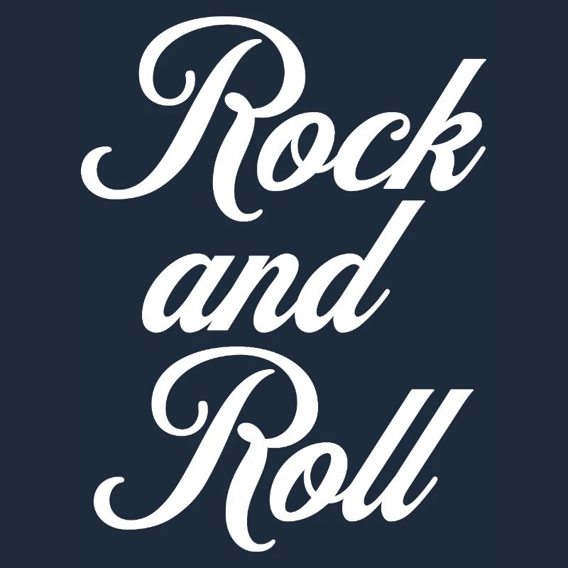 Rock and Roll Script Vintage