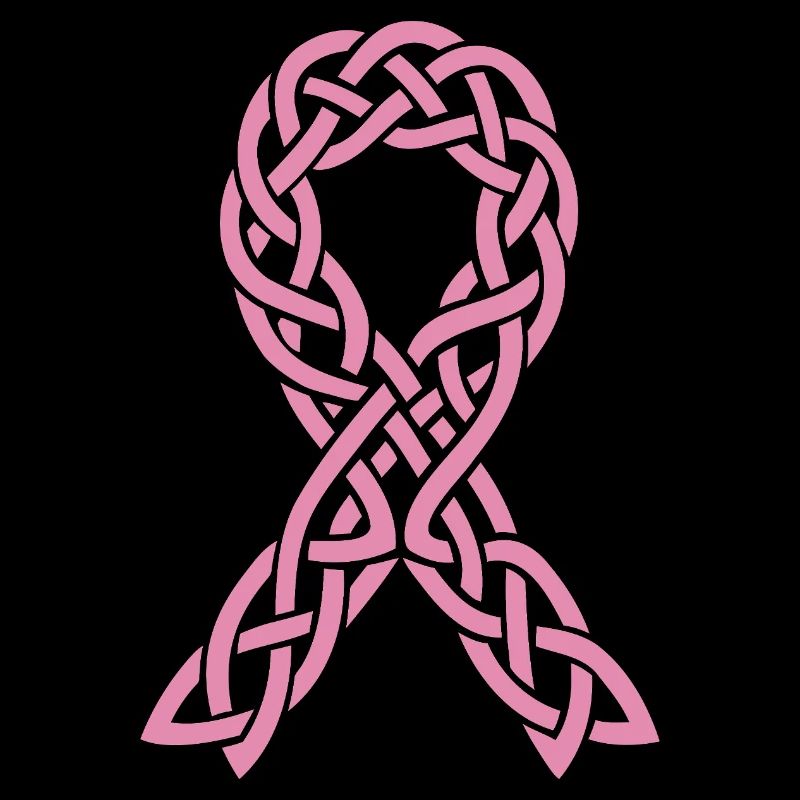 Ruban Anticancer Celtique Rose 