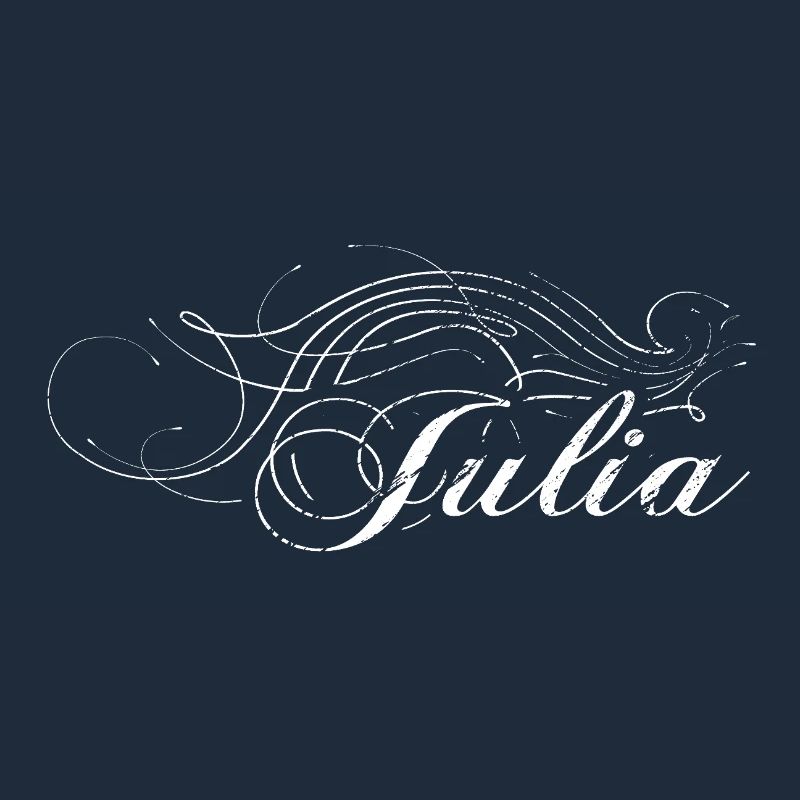 Julia décorée en blanc
