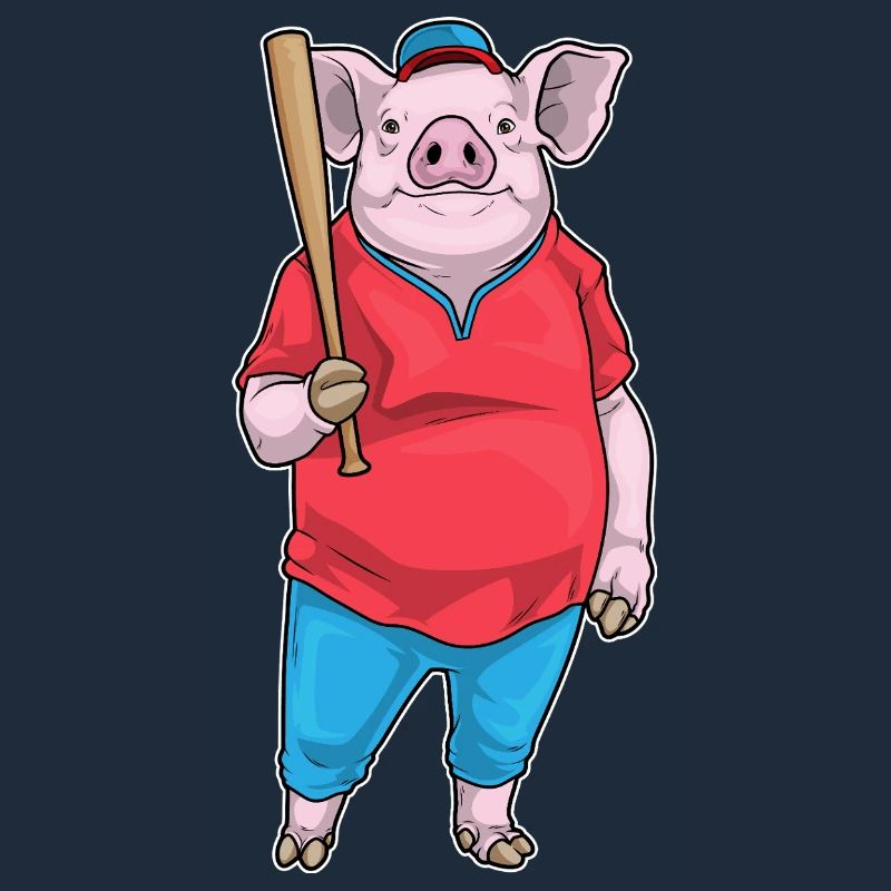 Pig Baseball Batte de baseball