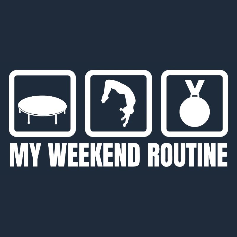 Trampolin Wochenendroutine