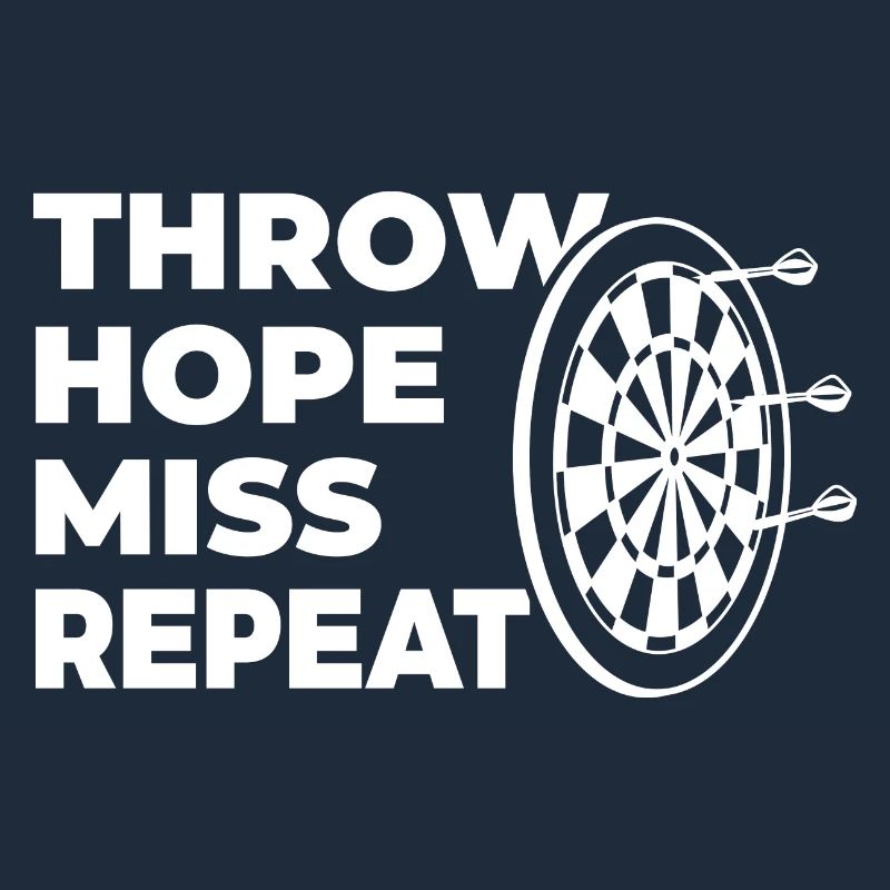 throwing, hoping, missing, repeating