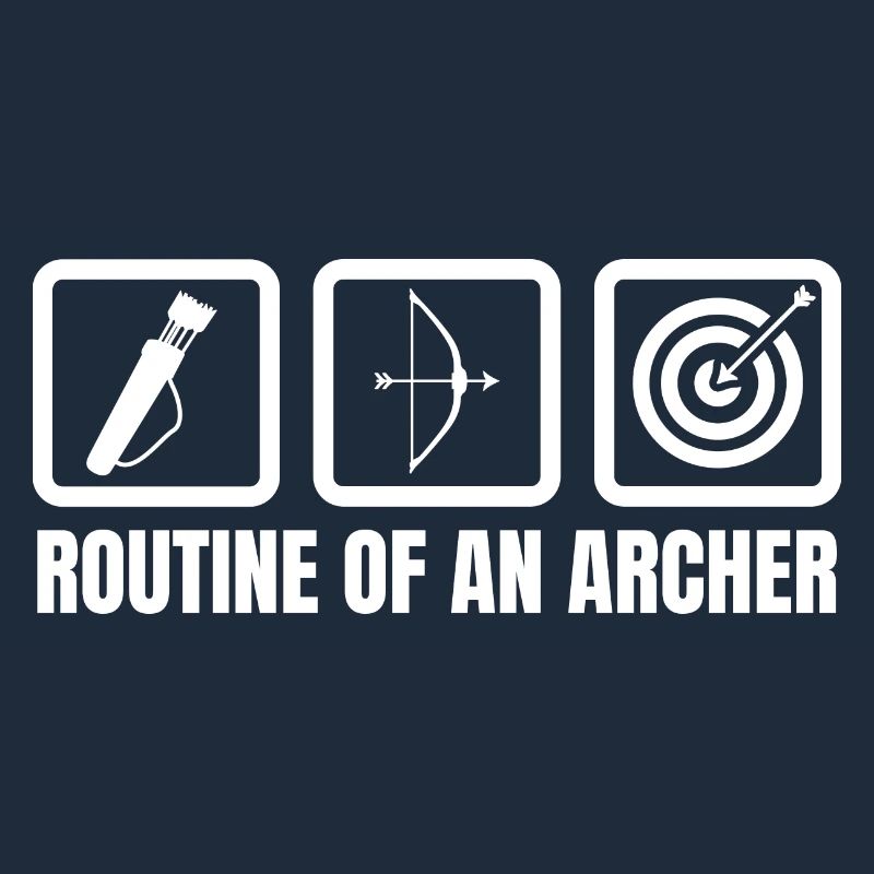 Routine eines Bogenschützen