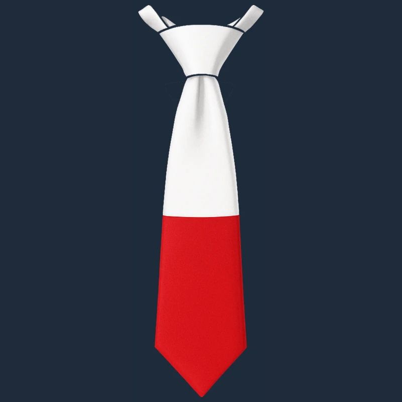 Cravate Pologne – Conception du drapeau