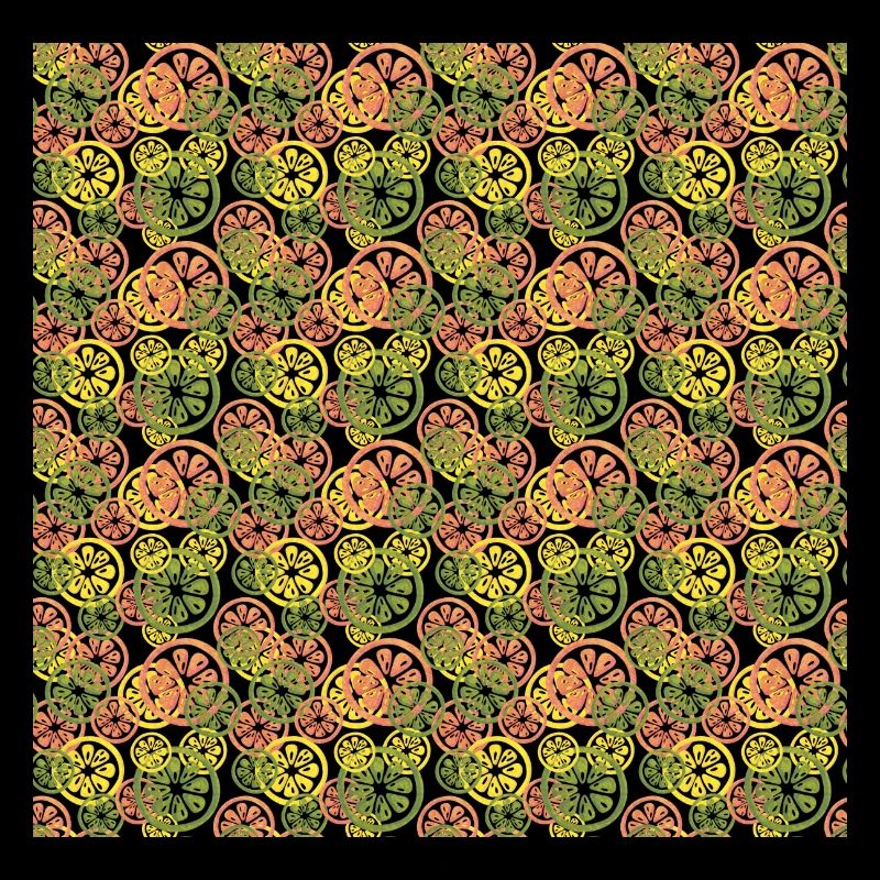 Fruit Lemon Orange Pattern