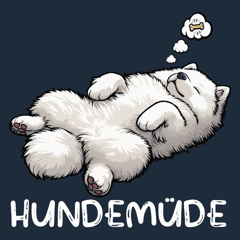 Dog Tired Samoyed Samoyed Owner Samoyed Dog