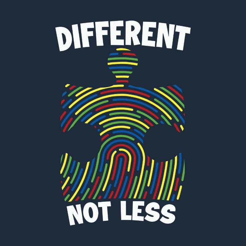 Diffirent pas moins d’autisme conscient de l’adn