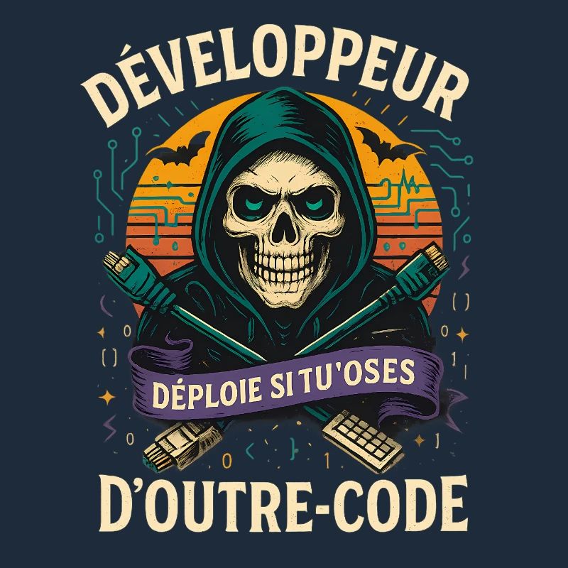 Web Developer - Halloween Skull