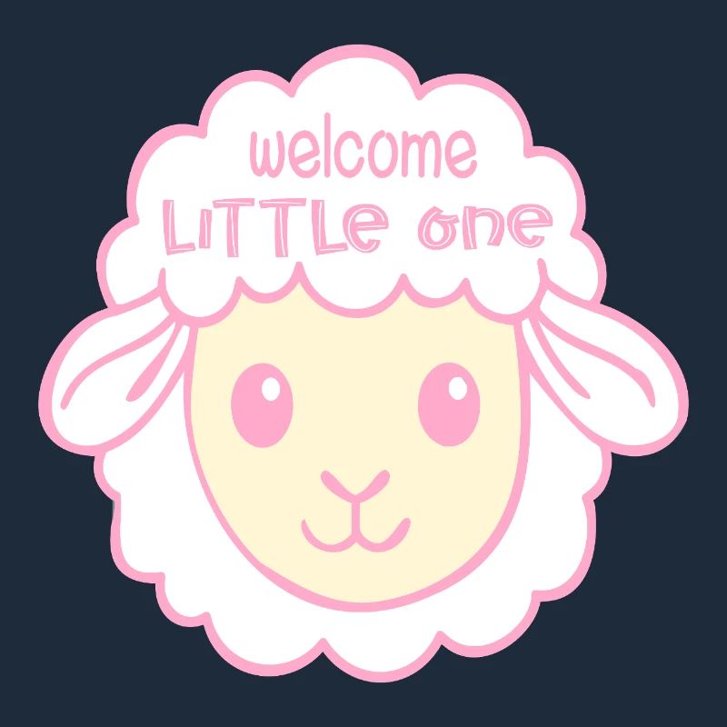 Welcome Baby Birth Sheep