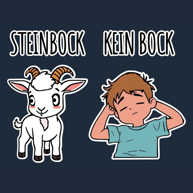 Steinbock - Kein Bock - verschiedene Dinge