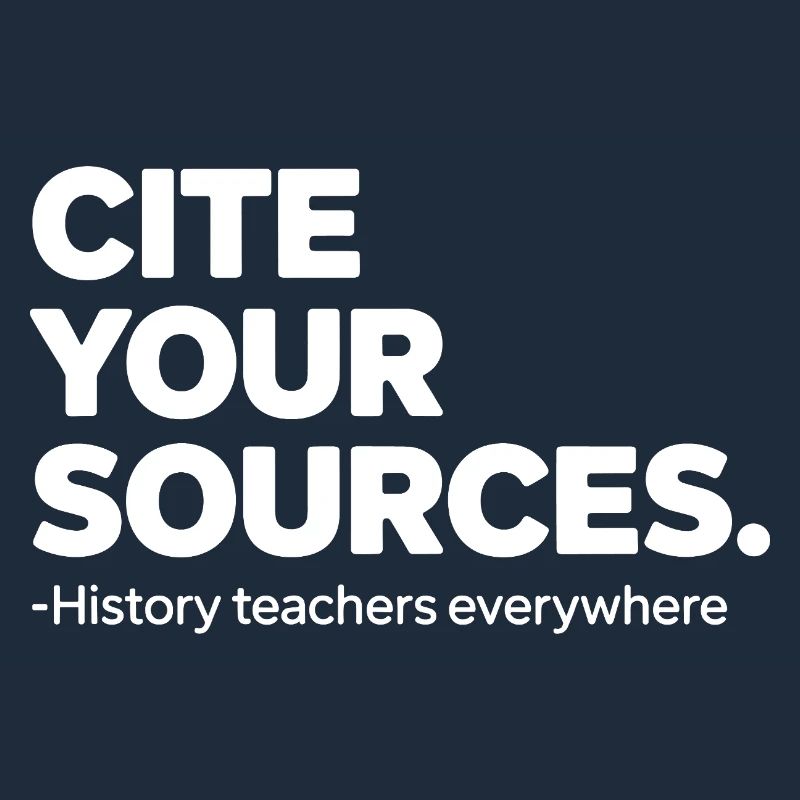 Professeur d’histoire, citez vos sources