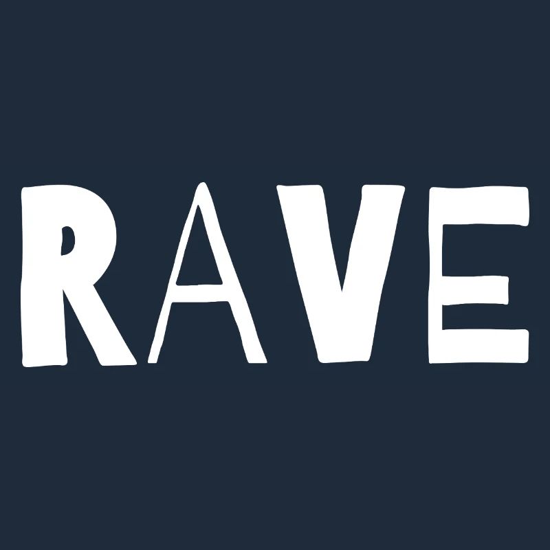 Conception typographique de musique rave