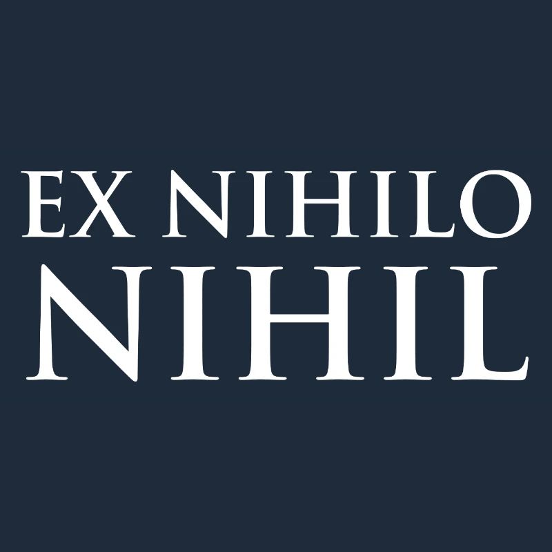 Ex nihilo nihil