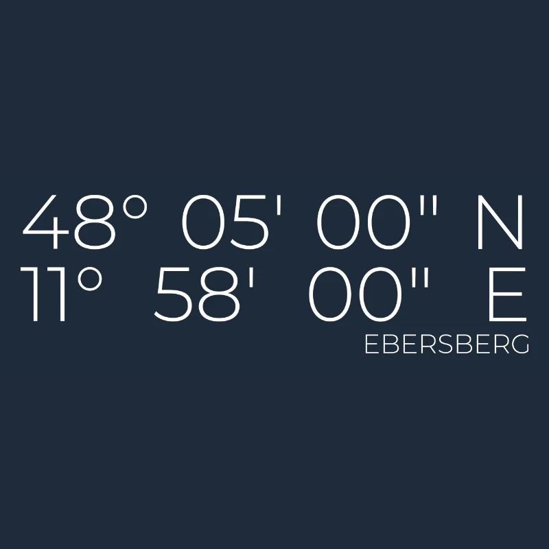 Coordinates Ebersberg, Bavaria