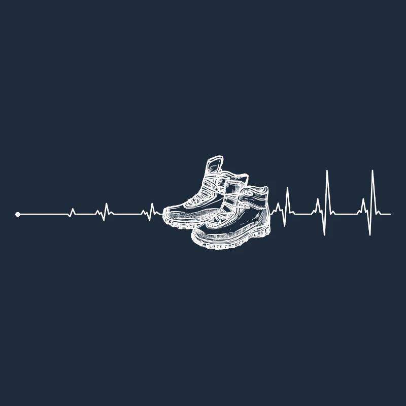 Empreinte impulsionnelle de sneaker