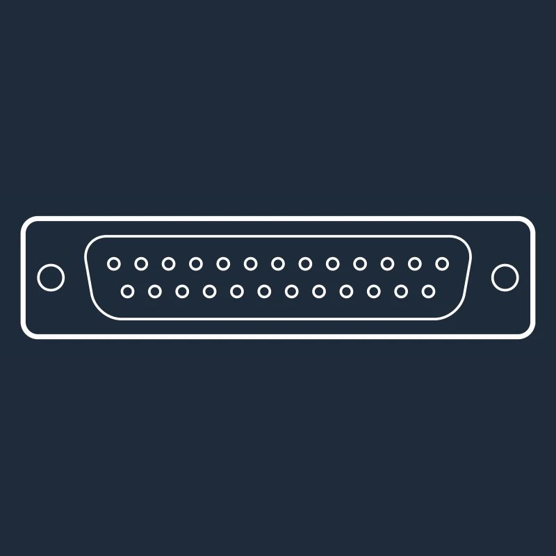 DB 25 Connector Parallel, Drucker
