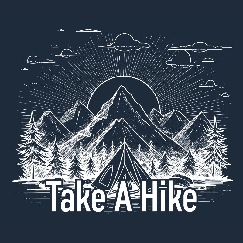 Take A Hike Mountain Tee