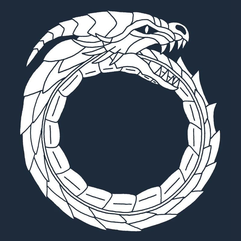 Dragon blanc dévoreur