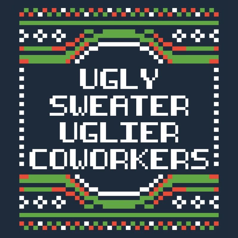 Pull de Noël moche de bureau Pull humoristique de bureau