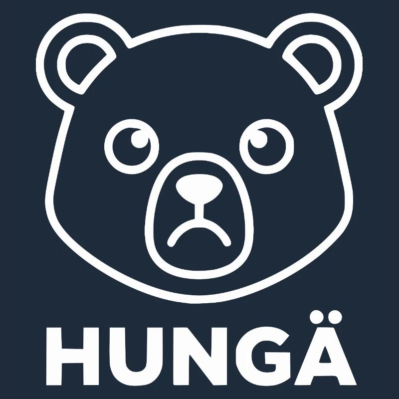 Bear Outline with Hungä