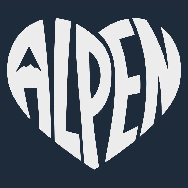 Alpine Heart Design - Couleur de design variable