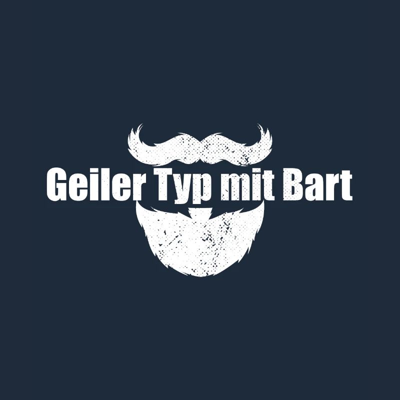 Geiler Typ Mit Bart Bartträger Barbier Vollbart
