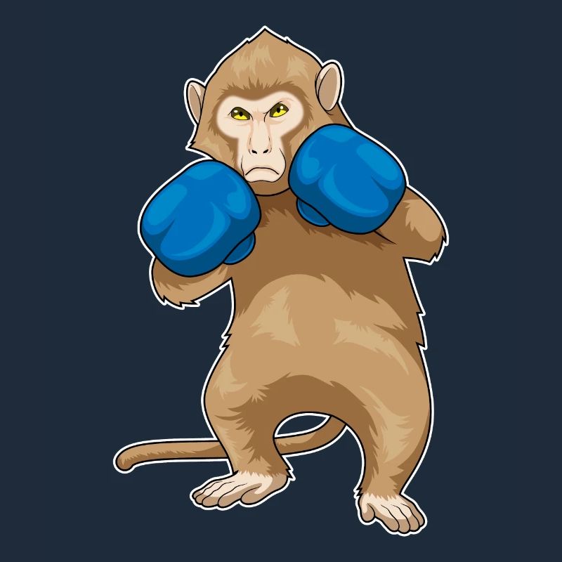 Monkey Boxer Gants de boxe Boxe Boxe