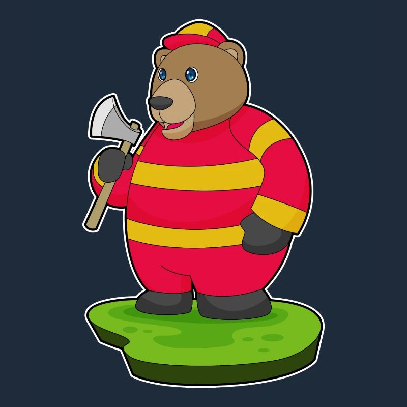 Hache de pompier ours