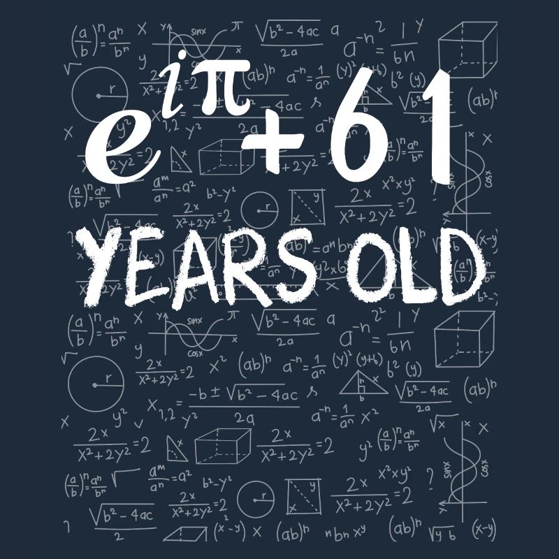 60th birthday 60 years old Euler Identity math