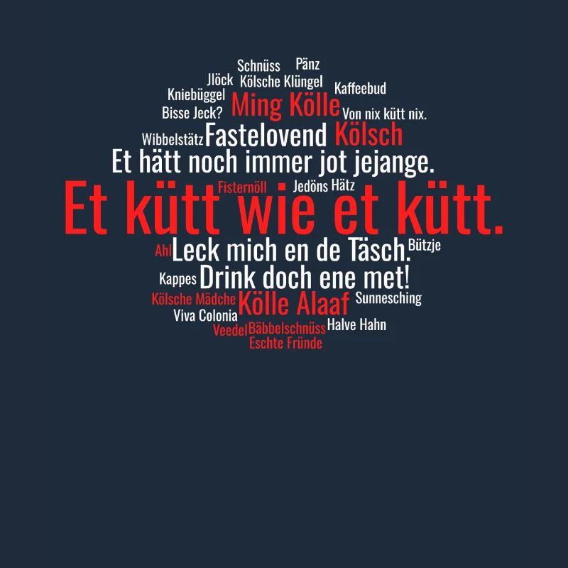 Cologne Kölsch Nuage de mots Carnaval de Cologne Alaaf Kölle