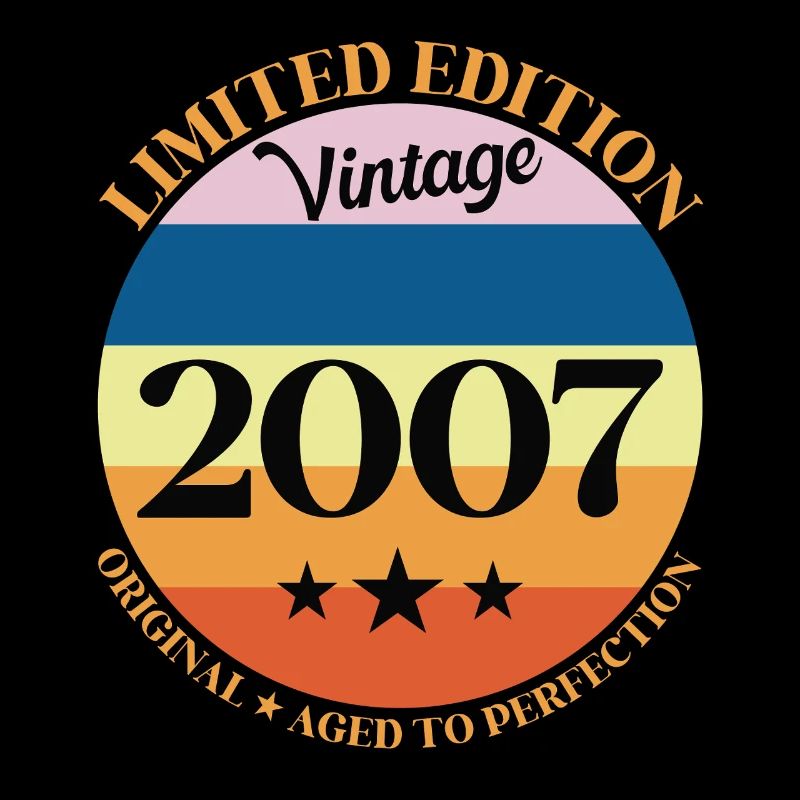 2007 Vintage-Geburtstagsgeschenk