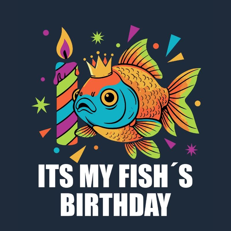 C’est le poisson rouge d’anniversaire de mon poisson
