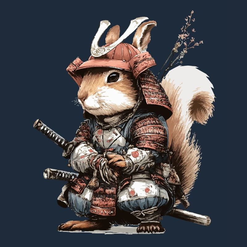 Squirrel Samurai in Armor
