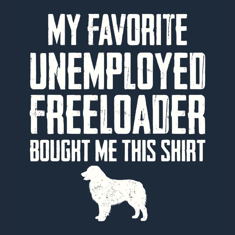 Funny Australian Shepherd Freeloader