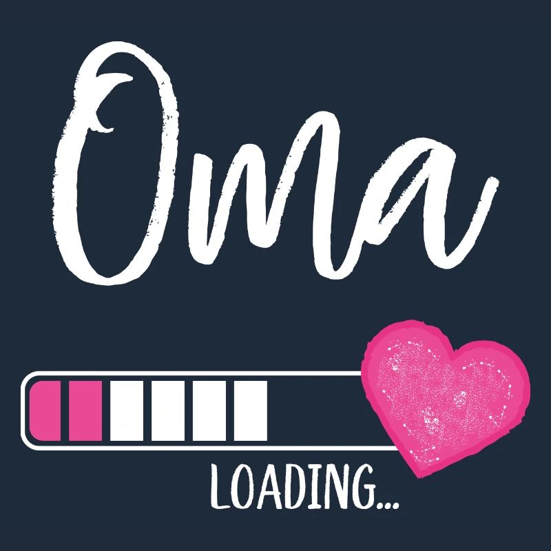 Oma Loading Herz Enkelin Mädchen Werdende Oma