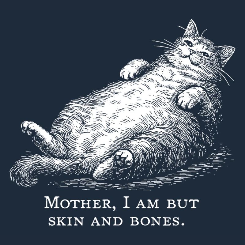 Katzenmutter Ich bin nur Haut und Knochen