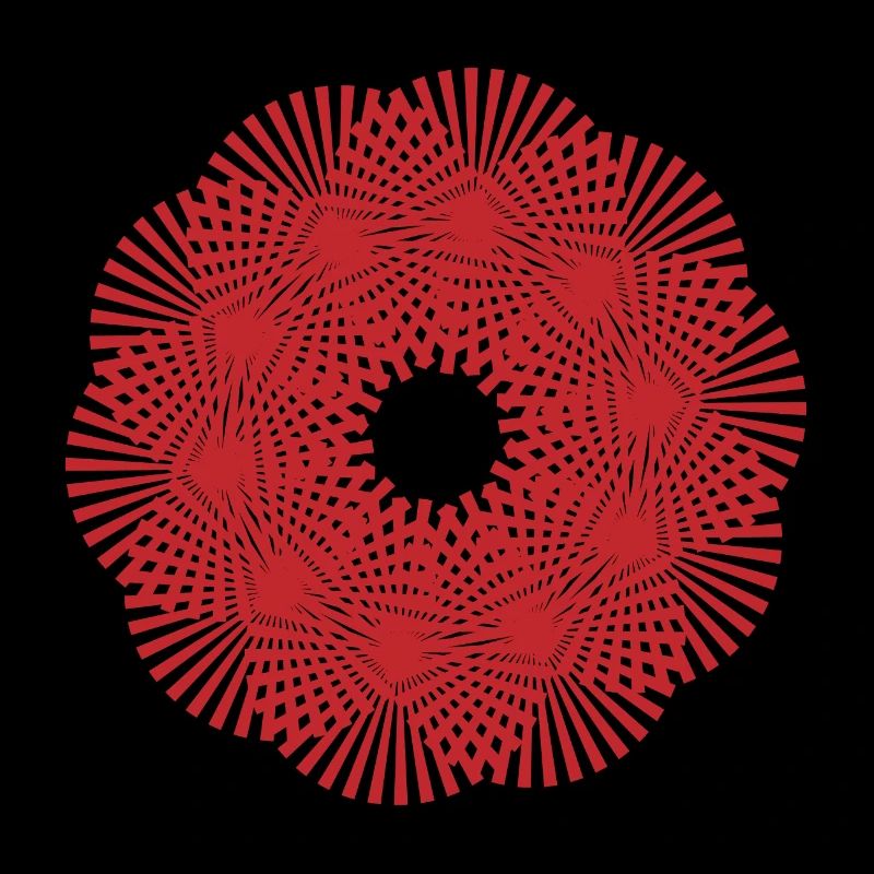 Mandala | Rayons de soleil | Modèle