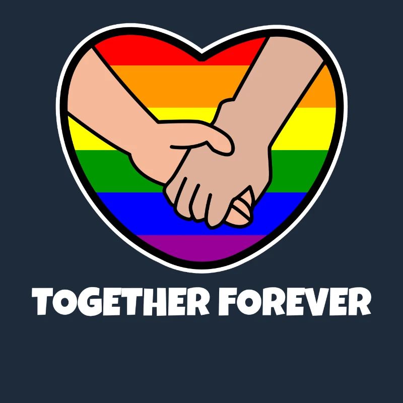 Relationship Homo Statement Heart Pride Rainbow