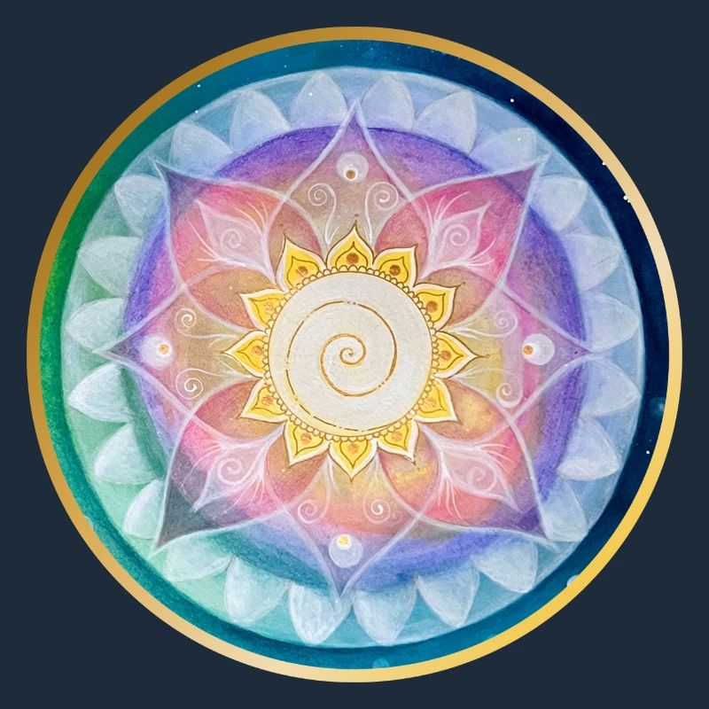 Conception harmonieuse de la méditation mandala