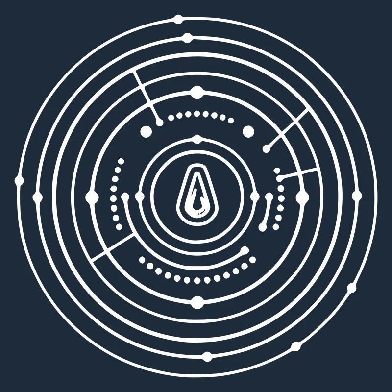 Crop Circle Planet System Abstract Vector