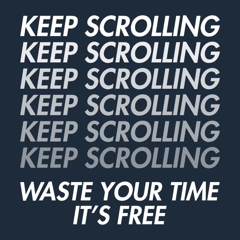 Défilement doomscrolling - Perte de temps