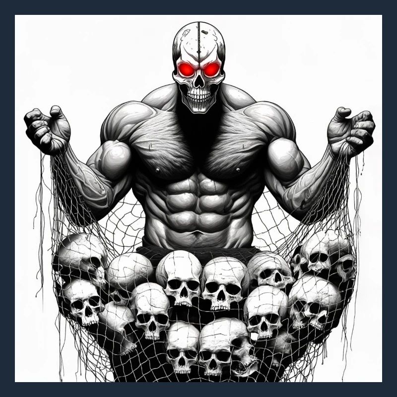 Muscular Net Skulls
