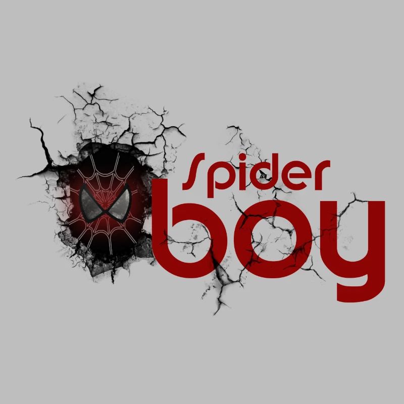 Spinnentier-Held: Karminrotes Netz-Emblem