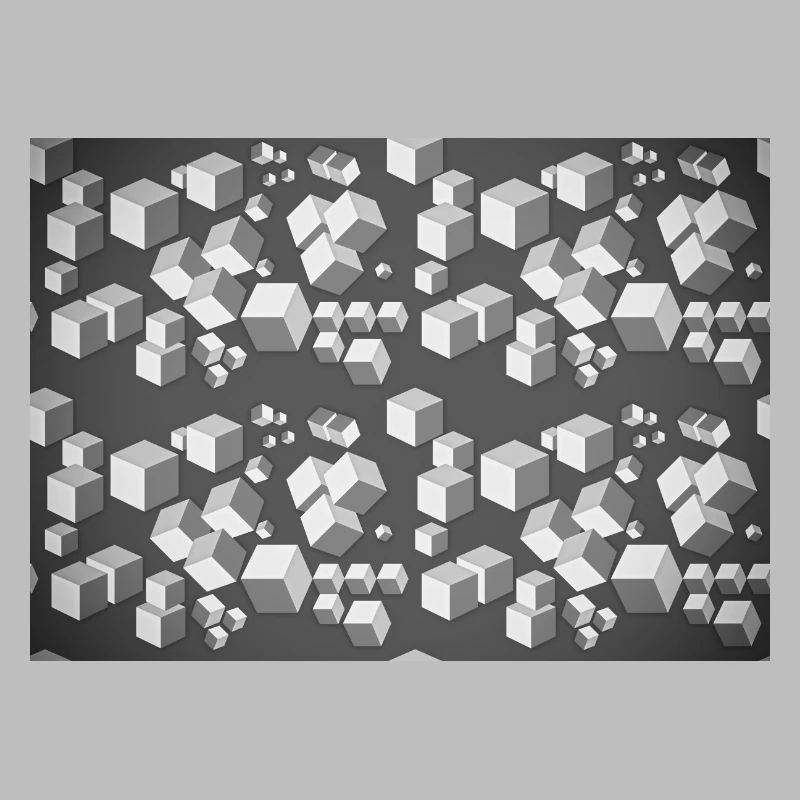 Deco pattern grey-white