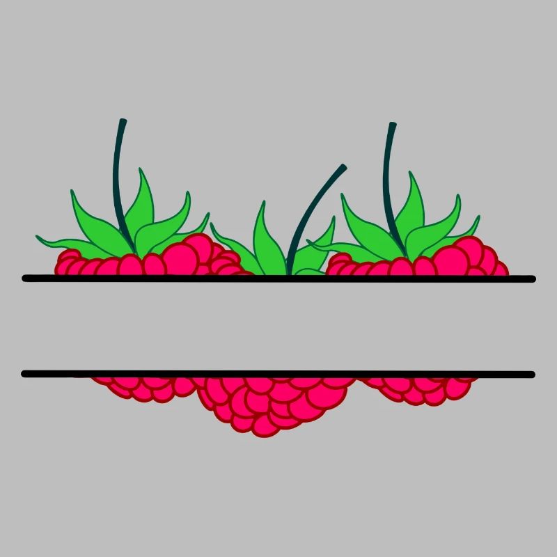 Raspberry banner red raspberry