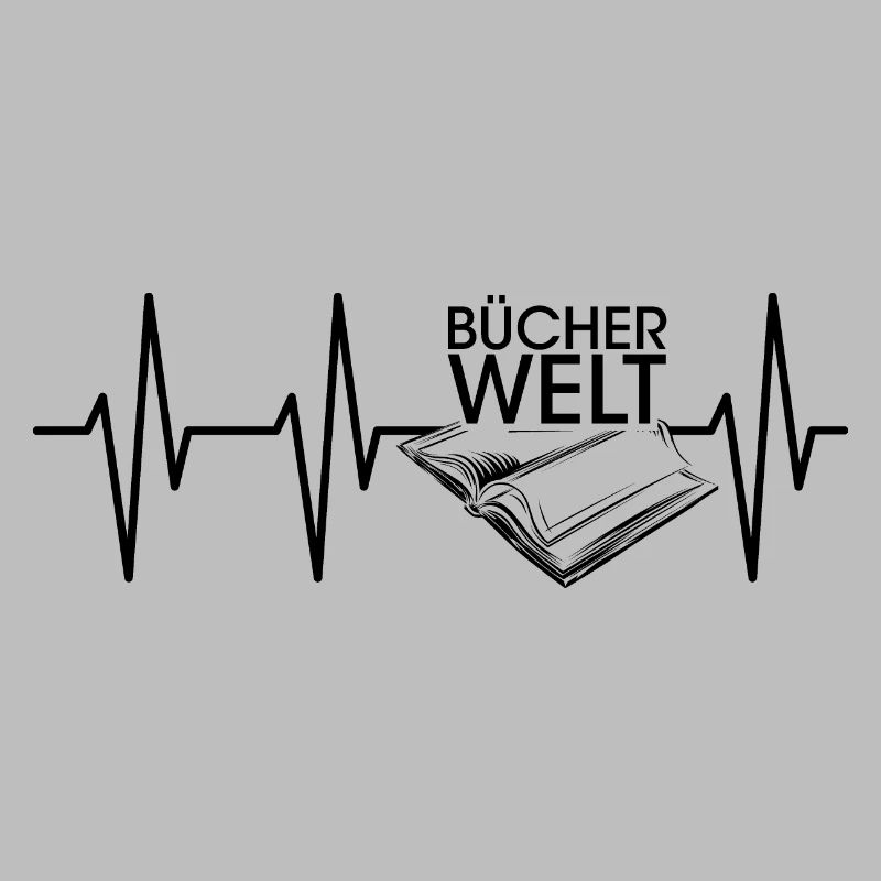 Heartbeat Book World Book Pulse Reading Reader Icon